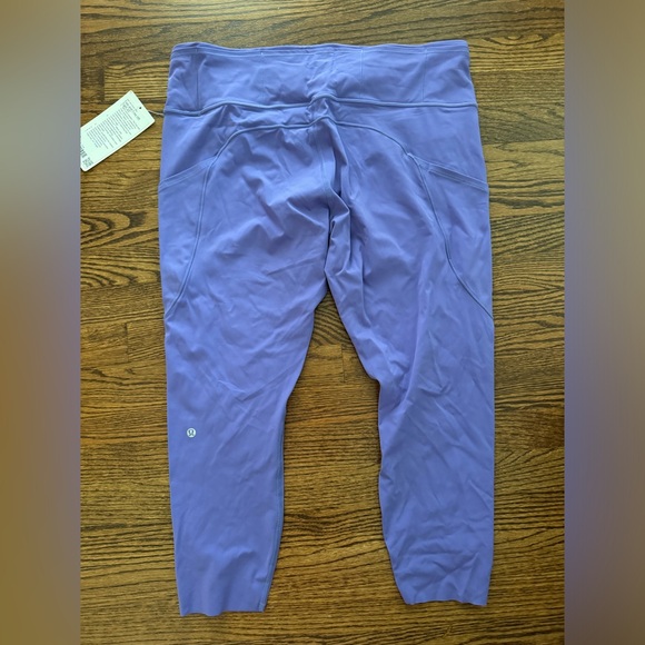 Lululemon Fast and Free High-Rise Tight 25" Wild Indigo Womens Size 18 -NWT - Picture 6 of 7